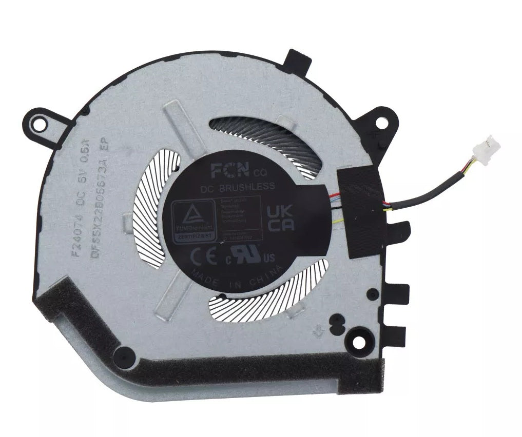 New Laptop GPU Cooling Fan for ASUS Gaming V16 V3607 V3607VJ V3607VU 13NB15Q0P02011 13N1-KDP0101 DFS5K22B05673A F24074 GPU Graphics VGA Video Cooling Fan DC5V