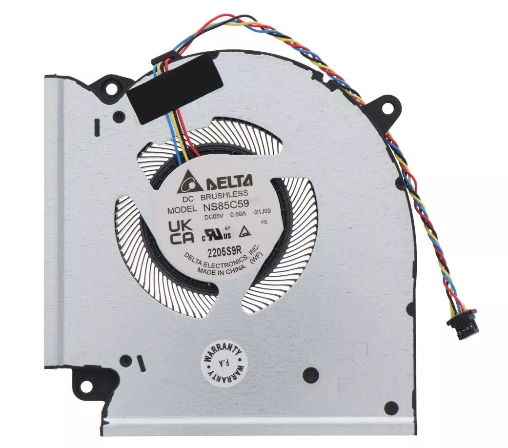 ASUS Laptop CPU Processor Cooling Fan for ROG Strix G15 G513RC G513RM G513RS G513RW ROG Strix G17 G713RC G713RM G713RS G713RW G713RX 13NR0850P02021 NS85C59-21J09 DFSCM227163927 FPPL New DC12V for RTX 3050 Graphics Only