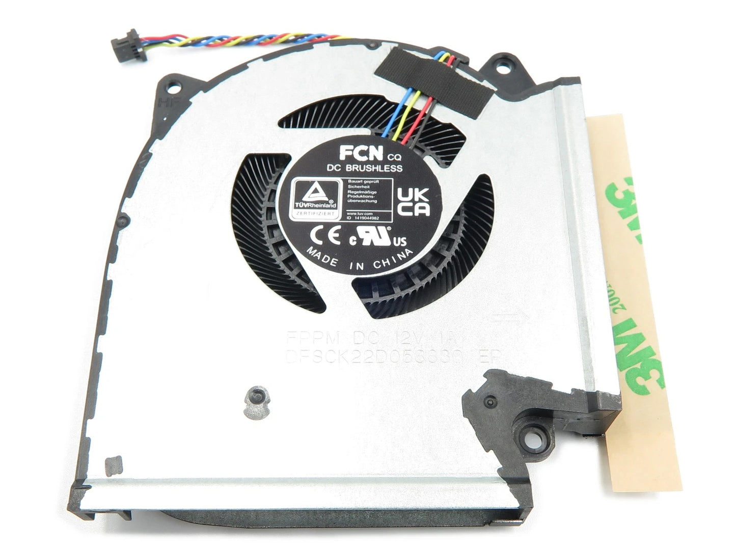 ASUS Laptop GPU Cooling Fan for ROG Strix G713R G713RM G713RS G713RW G713RX 13NR0880P02011 DFSCK22D058830 FPPM New Graphics VGA Video Cooling Fan DC12V