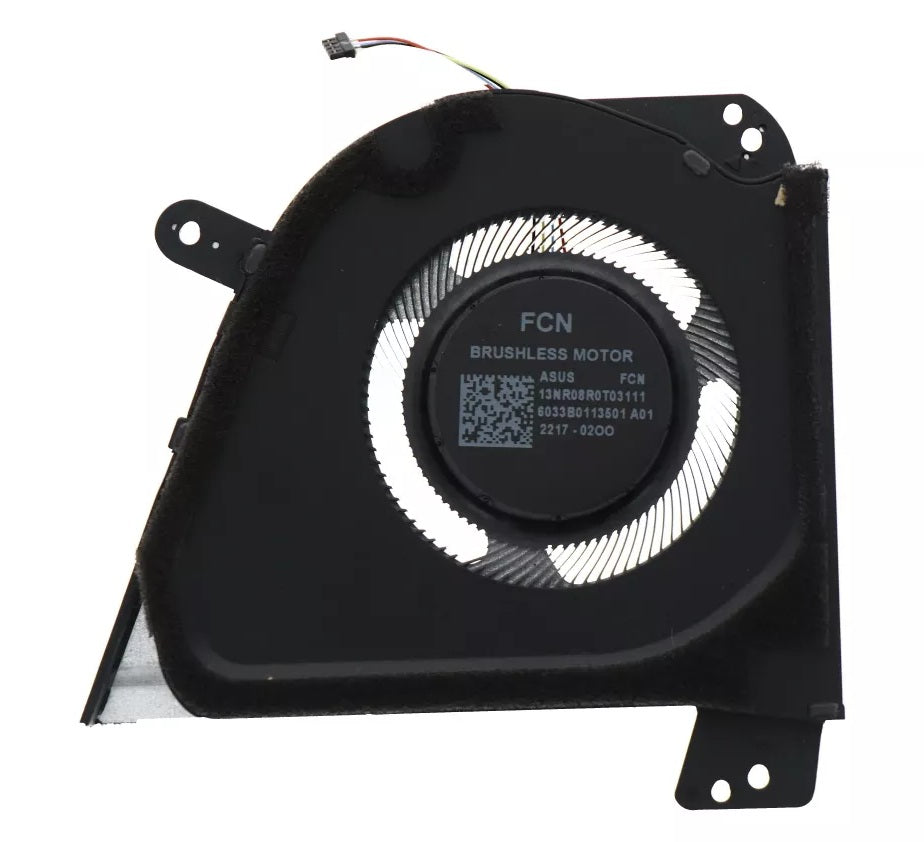 ASUS Laptop GPU Cooling Fan for Zephyrus G15 GA503Q GA503QC GA503QE GA503QM GA503QR GA503QS Zephyrus G16 GU603ZX Zephyrus M16 GU603ZE GU603ZM GU603ZW 13NR08R0T03111 6033B0113501 DFSCK22151812 FP9Q New Graphics VGA Video Cooling Fan DC12V