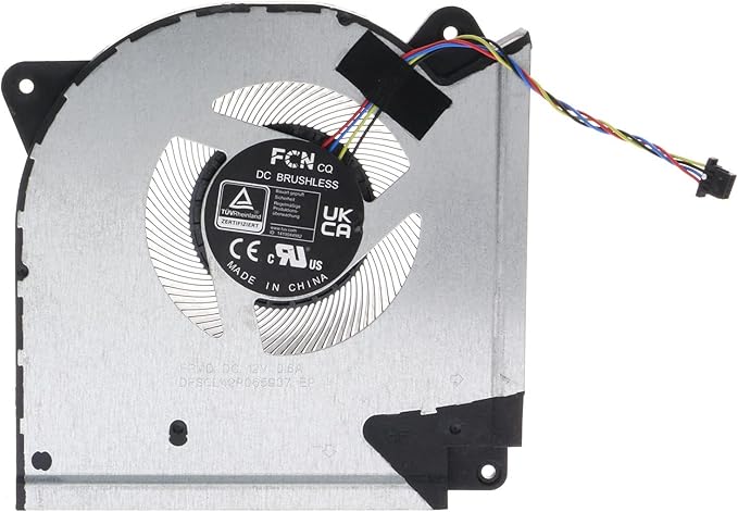ASUS Laptop GPU Cooling Fan for ROG Strix SCAR 17 G733C G733CX G733CW G733PY G733PZ SE 13NR08S0P02011 6033B0114101 DFSCL42P065937 FPMD New GPU Graphics VGA Video Cooling Fan DC12V
