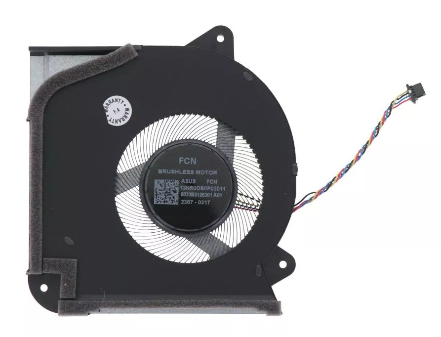 ASUS Laptop CPU Processor Cooling Fan for ROG Strix Scar 17 G733PY G733PY-LL020X G733PY-LL025W G733PYV G733PZ G733PZ-LL075X G733PZ-XS96 G733PZ-LL021W 13NR0DB0P02011 6033B0126301 DFSCL42P16593J FQTG New DC12V