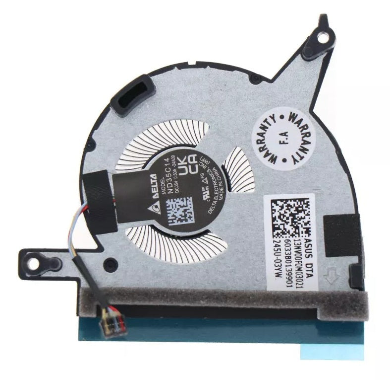 New Right Side Cooling Fan for ASUS ROG Ally 2024 ROG Ally X Handheld Game Console RC72LA 13NV00F0M03011 13NV00F0M03021 6033B0139901 ND35C14-24A09 DC5V