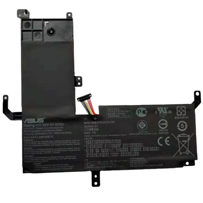 New Genuine Laptop Battery for ASUS VivoBook Flip 15 TP510 TP510U TP510UA TP510UF TP510UQ B31N1708 0B200-02720000 Original Battery Pack 11.52V 42Wh 3553mAh