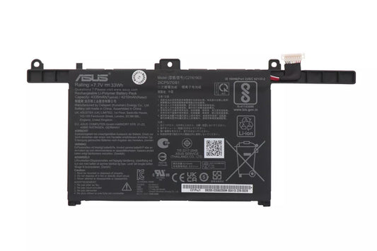 New Genuine Laptop Battery for ASUS ExpertBook B9400CBA B9450CEA B9450FA C21N1903 0B200-03560000 C21PoJ1 Original Battery Pack 7.7V 33Wh