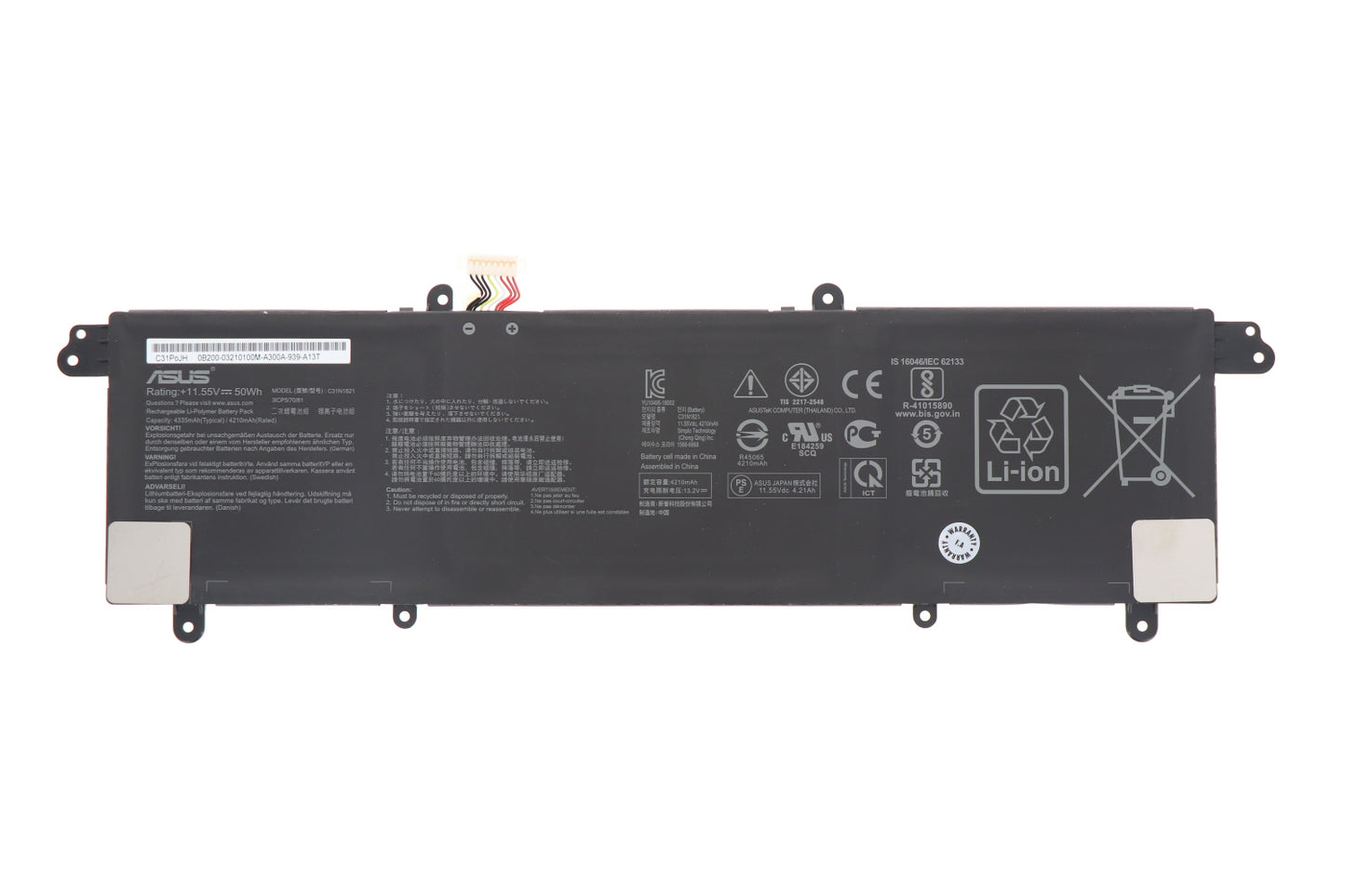 ASUS Battery Pack for ZenBook S330UA UX392FA D533UA M533FA - C31N1821