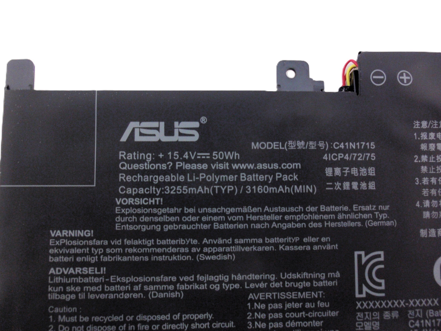 ASUS Battery Pack for UX331FN UX331UA UX331UN U3100FN U3100UN C41N1715