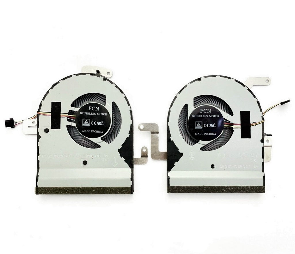 New Laptop CPU and GPU Cooling Fans for ASUS VivoBook Pro 15 N580 N580GD N580V N580VD NX580V NX580VD X580VD 13NB0FL0P04011 13NB0FL0P05111 13N1-29P0101 13N1-29P0211 13NB0FL0P05211 13NB0FL0P05011 DFS501105PQ0T FJNL DFS501105PR0T FJNK