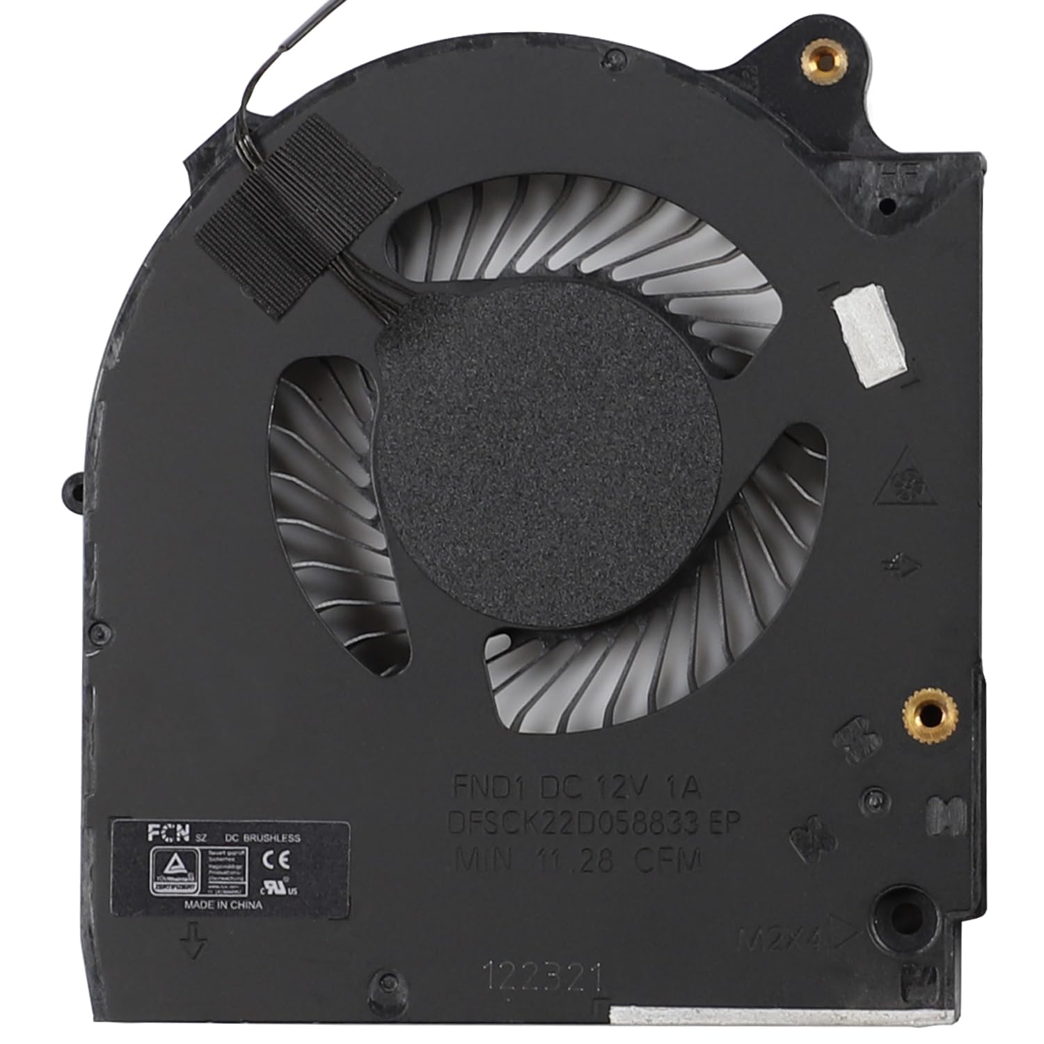 Dell Laptop CPU Processor Cooling Fan for Alienware M15 Ryzen R5 R6 2021 06HH2 006HH2 DFSCK22D058833 FND1 EG75071S1-C050-S9A New DC12V
