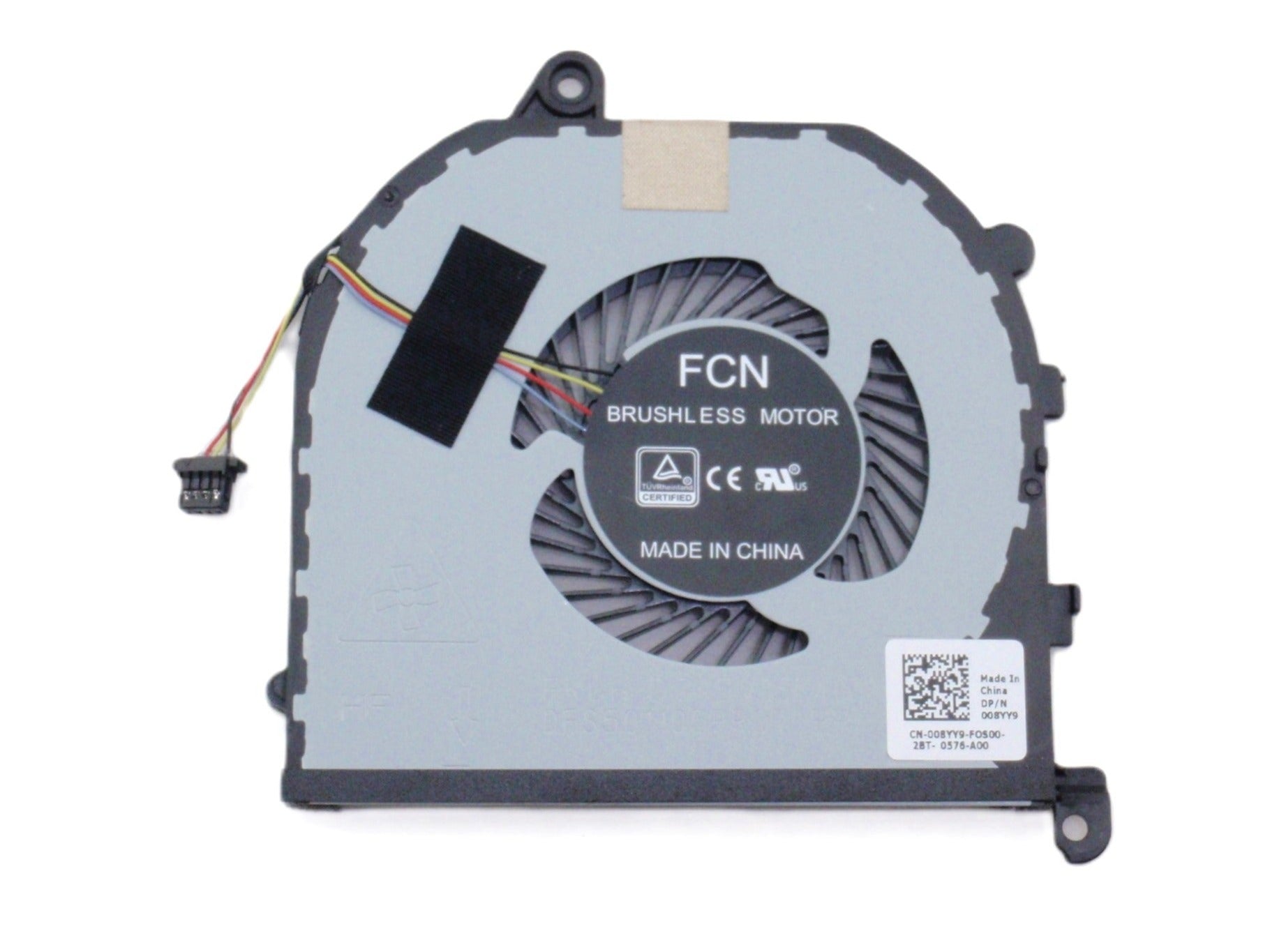 Dell New Left CPU Cooling Fan 008YY9 NS75C00-17G11 XPS 15 9560 9570 15-9560 15-9570 Precision 5520 5530 M5530 08YY9