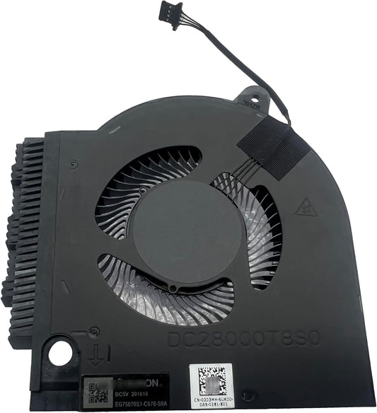 New Laptop GPU Cooling Fan for Dell G15 5510 5511 5515 2021 G15-5510 G15-5511 G15-5515 EG75070S1-C670-S9A DC28000T8S0 203MH 0203MH Graphics VGA Video Cooling Fan DC5V (GTX1650 Models Only)