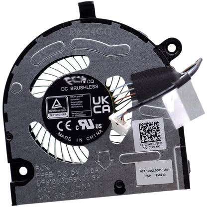 New Laptop GPU Graphics VGA Video Cooling Fan for Dell Inspiron 13 Pro 5320 5325 5330 Vostro 5310 V5310 023.100QI.0011 B5506AFHNF2100TN DFS1503058N0T FP5B 3XMFX 03XMFX DC5V