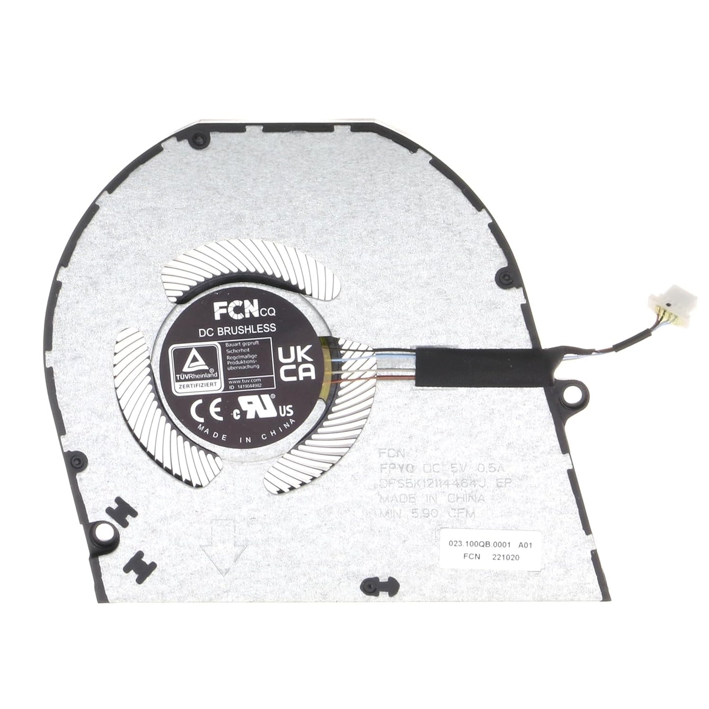Dell CPU Cooling Fan Inspiron 14 7420 7425 5V75Y 05V75Y 023.100QB.0001