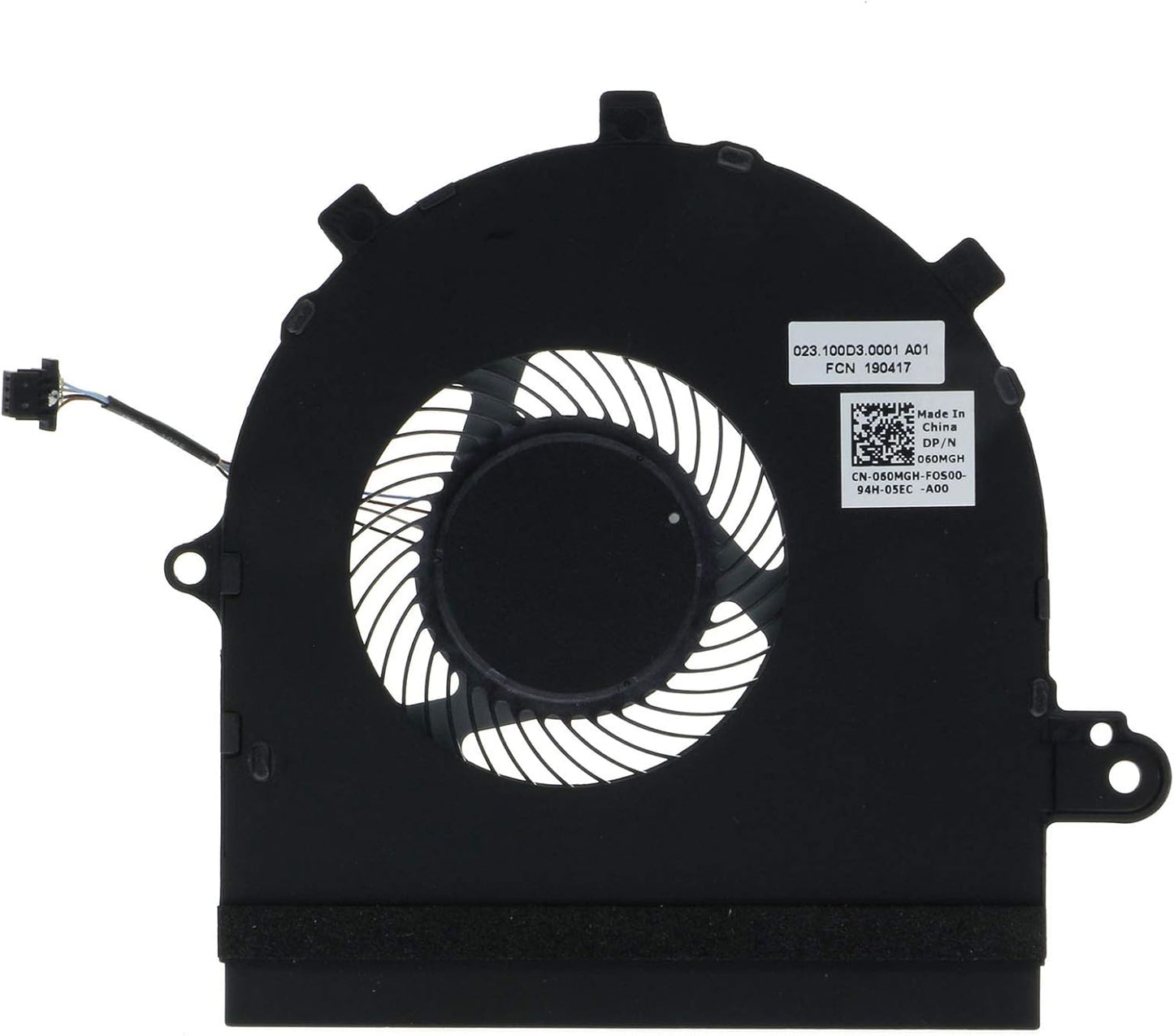 New Laptop CPU Cooling Fan for Dell Inspiron 15 7586 15-7586 2-in-1 I7586 GCN3G 0GCN3G NS85C05-18A12 023.100D3.0001 023.100DI.0001 60MGH 060MGH DFS551205WQ0T FL1D  DC5V