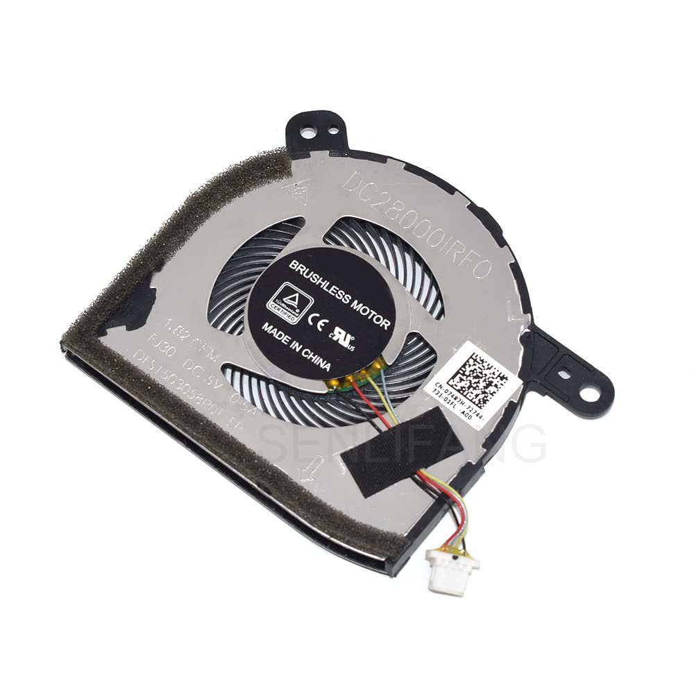 Dell CPU Cooling Fan for Latitude 5280 5285 5290 2-in-1 - 7487H 07487H