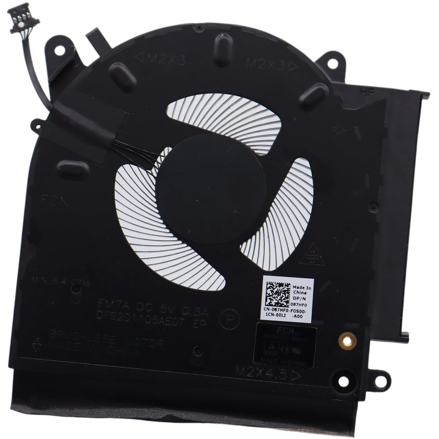 New Laptop GPU Graphics Cooling Fan for Dell Alienware M15 R3 R4 M15R3 M15R4 AWM15R3 AWM15R4 ALWM15R3 ALWM15R4 87HF0 087HF0 DFS201105AE0T FM7A GTX1650 GTX1660