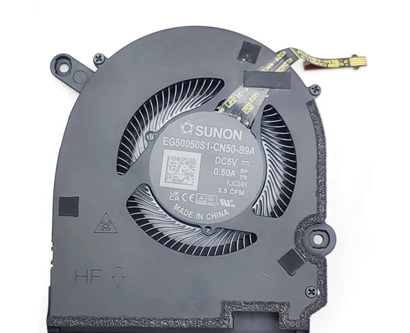 New Laptop CPU Processor Cooling Fan for Dell XPS 14 9440 91DY0-CPU 091DY0 EG50050S1-CN50-S9A ND65C43 DC5V UMA Only (Not DIS)