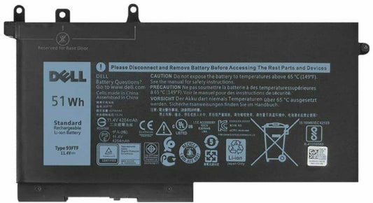 Dell Battery for Latitude E5580 Precision 3520 3530 M3520 M3530 93FTF