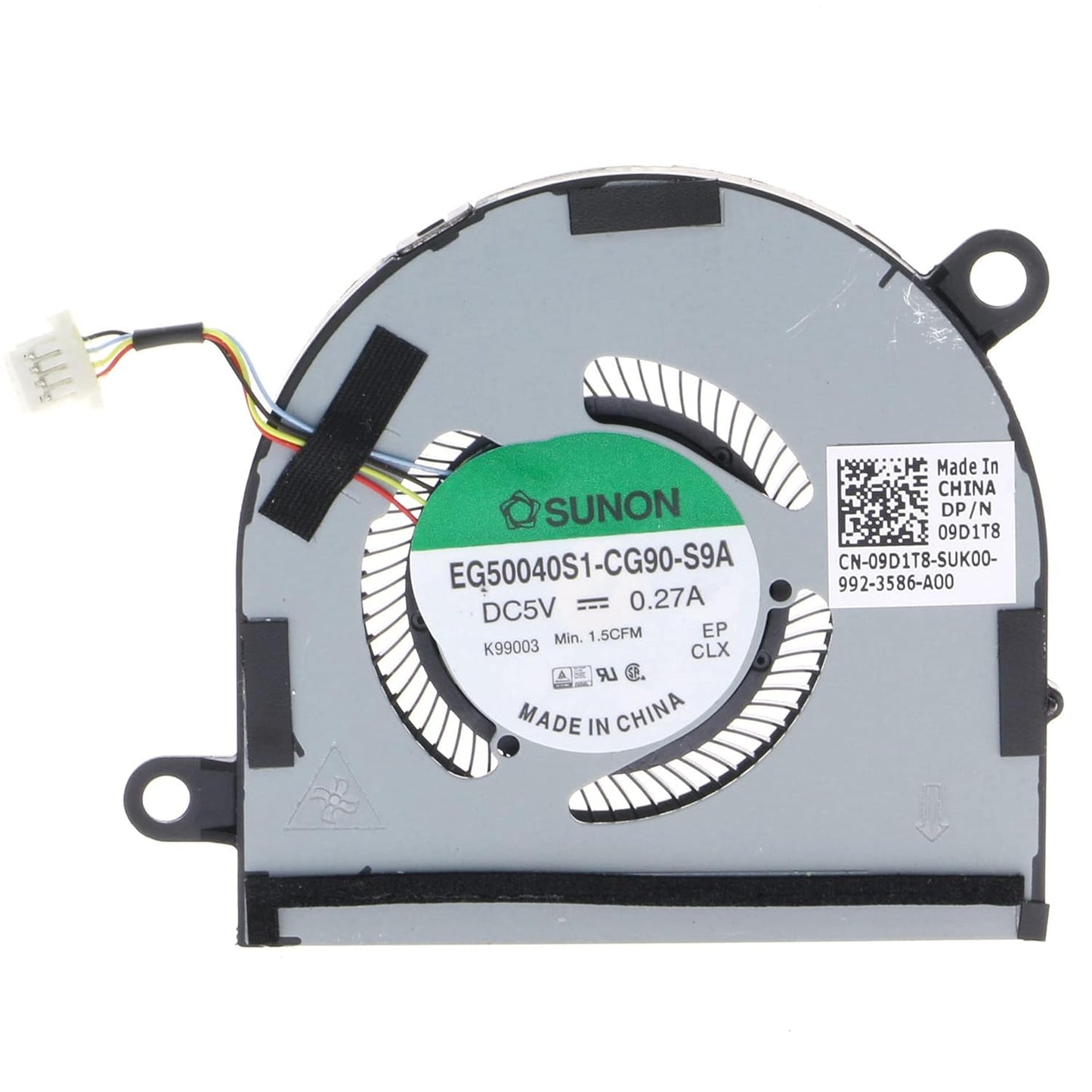 New Laptop CPU Cooling Fan for Dell Latitude 7400 9410 2-in-1 DC28000M3SL EG50040S1-CG90-S9A 9D1T8 09D1T8 DC5V
