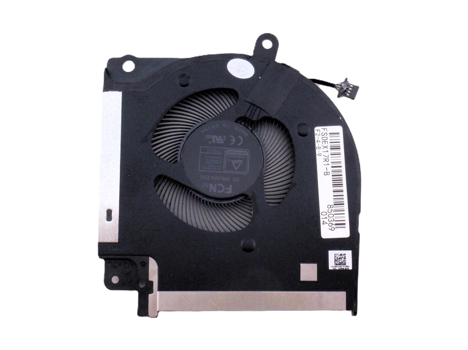 New Laptop GPU Cooling Fan for Dell Alienware X17 R1 R2 X17R1 X17R2 9DNWT 09DNWT TPTY6 0TPTY6 EG50061S1-1C050-S9A AT305008ZAL GPU Graphics VGA Video Cooling Fan DC12V (Not 5V)