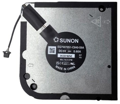 New Laptop CPU Cooling Fan for Dell Precision 3581 M3581 C5DKC 0C5DKC NS85C76-22G04 EG75070S1-C840-S9A DC5V for Discrete Graphics Only