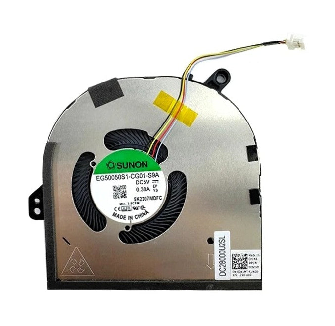 New Laptop GPU Cooling Fan for Dell XPS 15 9500 9510 9520 Precision 5550 5560 CN1MT 0CN1MT DC28000U2DL DC28000U2SL ND75C59-20D23 EG50050S1-CG01-S9A GPU Graphics VGA Video Cooling Fan DC5V (RTX1650 or 3050 GPU Only)