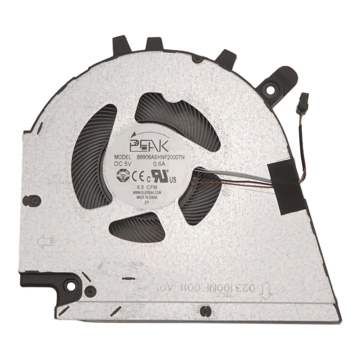 New Laptop GPU Cooling Fan for Dell Inspiron 15 Plus 7510 16 Plus 7610 2021 EG50050S1-C120-S9A B8906ASHNF2000TN 023.100NG.0001 023.100NG.0011 023.100NG.0021 CNNWF 0CNNWF GPU Graphics VGA Video Cooling Fan DC5V GTX1650 RTX3050 UHD Graphics Only (Not RTX3060)