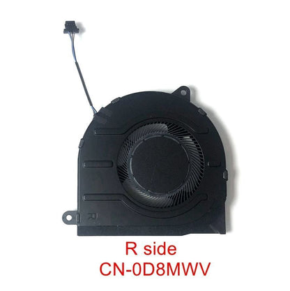 Dell Laptop CPU Cooling Fan for G15 5530 G16 7630 2023 023.100U3.0001 DFS5K12214161H FQ6P D8MWV 0D8MWV New CPU Processor Cooling Fan Right Side DC5V
