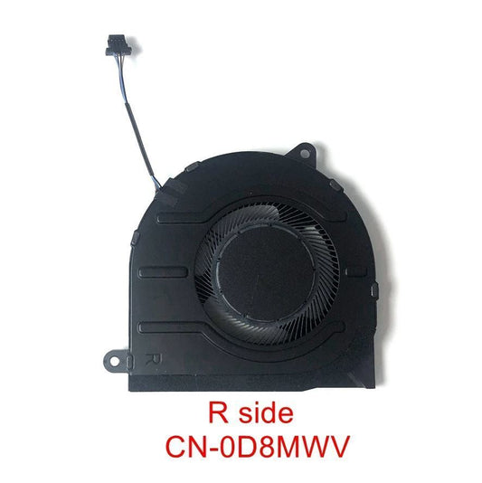 New Laptop CPU Processor Cooling Fan for Dell G15 5530 G16 7630 2023 023.100U3.0001 DFS5K12214161H FQ6P D8MWV 0D8MWV Right Side DC5V