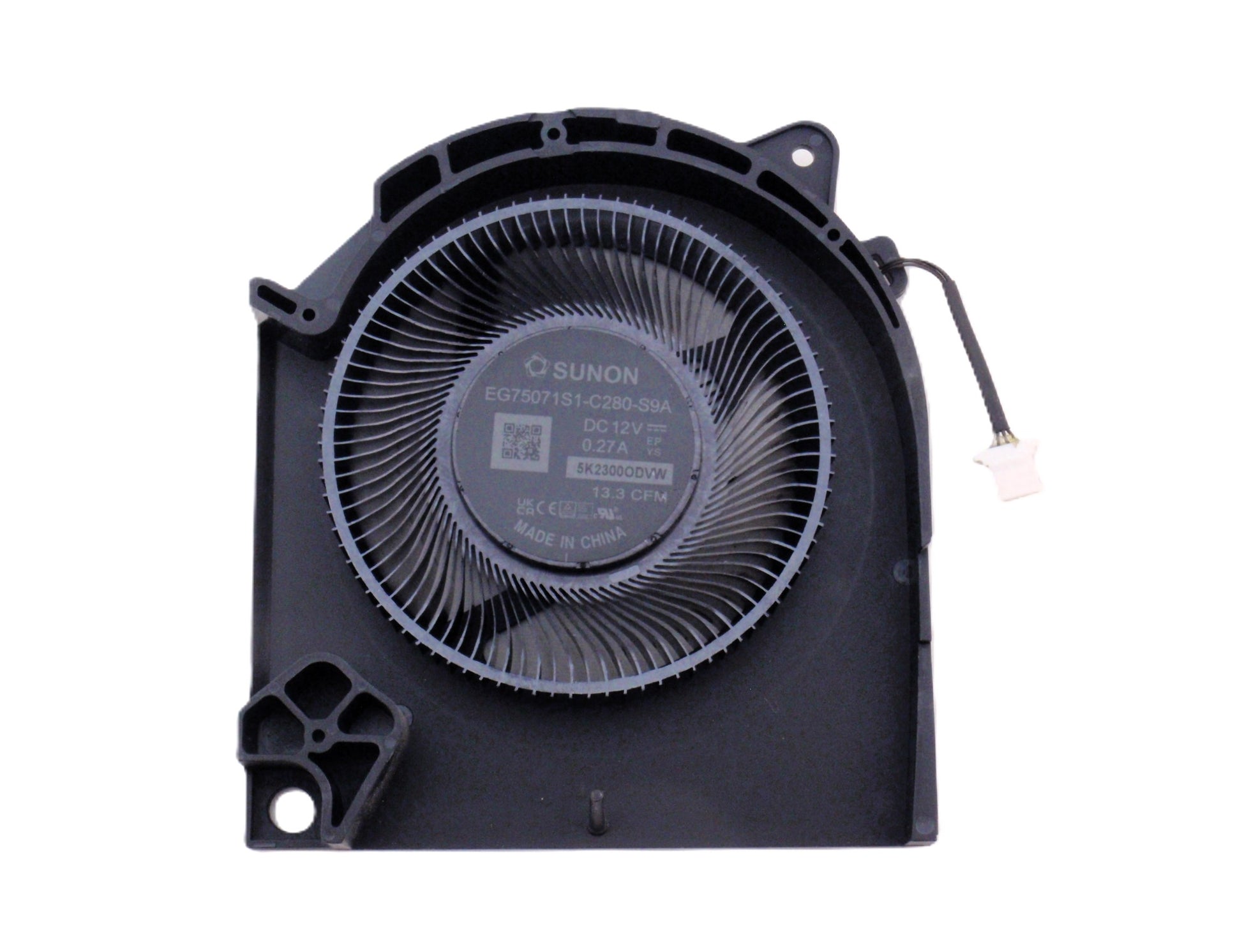 Dell Laptop CPU Cooling Fan for G15 5530 G16 7630 2023 DV367 0DV367 EG75071S1-C280-S9A New CPU Processor Cooling Fan DC12V (Not 5V)