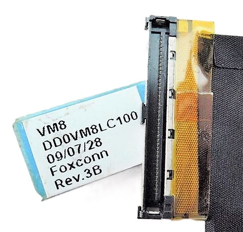 Dell New LCD LVDS Display Panel Video Screen Cable VM8 14.1 Inspiron 1410 Vostro A840 DD0VM8LC100 0J989H J989H