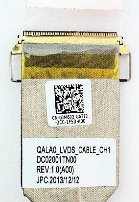 Dell New LCD LED LVDS Display Panel Video Screen Cable QALA0 CH1 Latitude E6530 DC02001TN00 0JM6J2 JM6J2