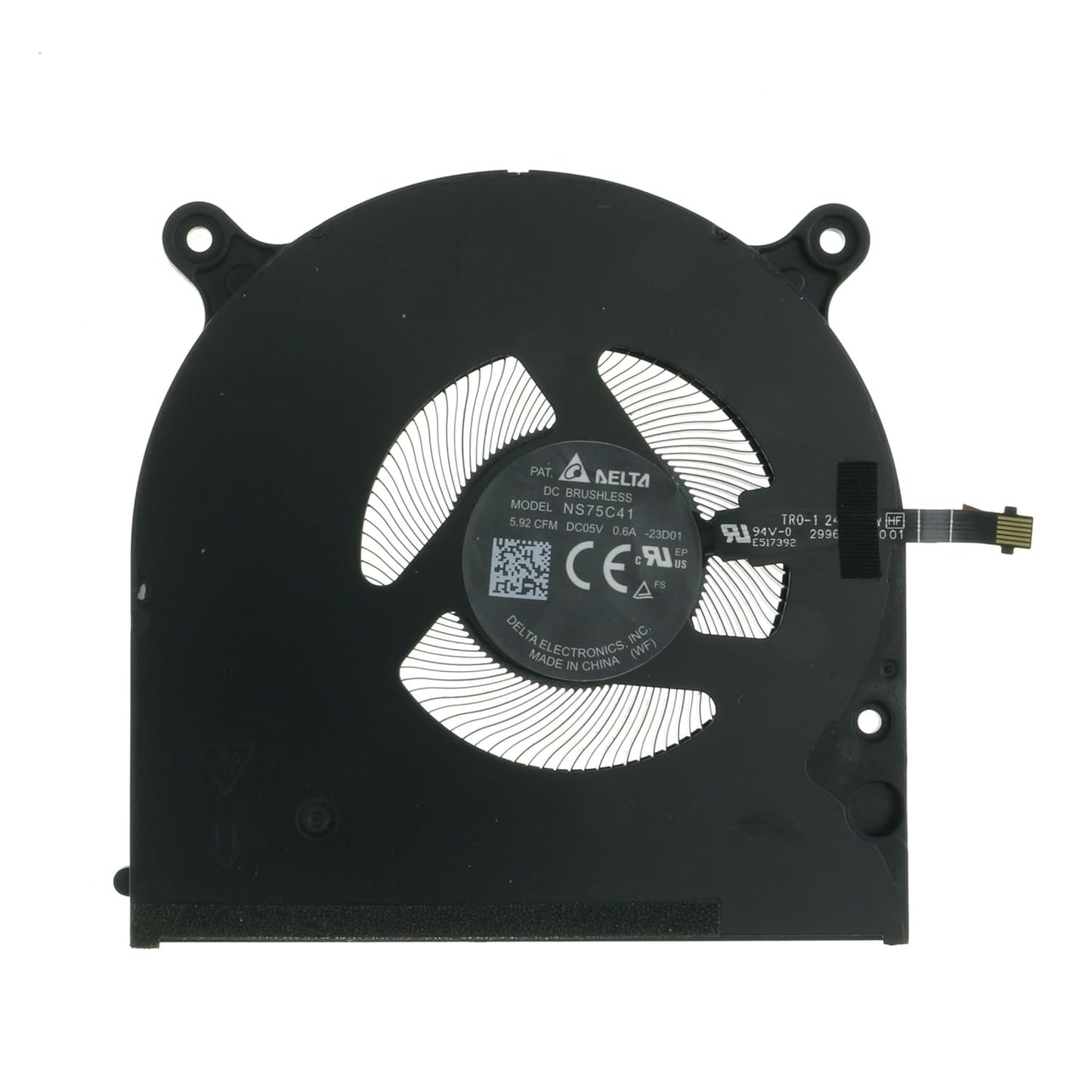 New Laptop GPU Cooling Fan for Dell XPS 16 9640 EG50050S1-CN90-S9A 023.100VQ.0001 023.100VW.0011 JTNN3 0JTNN3 NS75C41-23D01 GPU Graphics VGA Video Cooling Fan DC5V