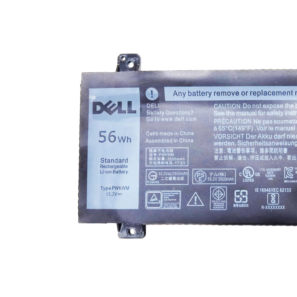Dell Battery Pack for Inspiron 14 7000 7466 7467 P78G - PWKWM Genuine