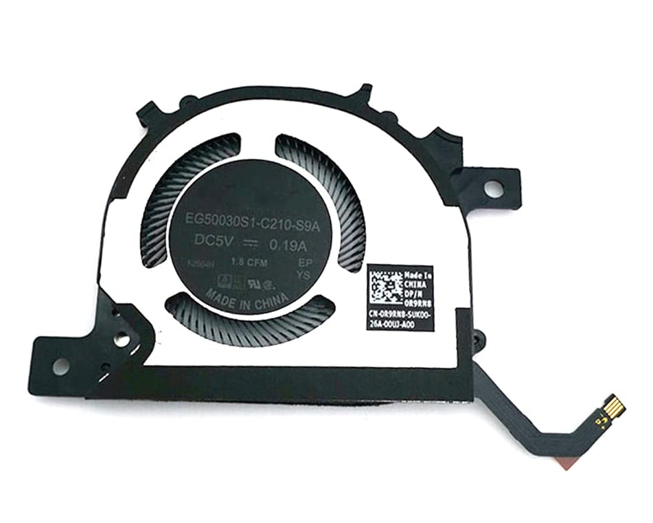 New Laptop CPU Cooling Fan for Dell XPS 13 9315 (2022) R9RN8 0R9RN8 EG50030S1-C210-S9A DC28000WLSL DC5V 0.19A