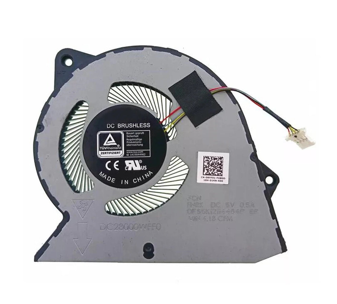New Laptop CPU Cooling Fan for Dell Inspiron 15 3510 3511 3515 3520 3525 Vostro 3250 3420 3510 V3420 9HW12 DC2800012ED0 DC2800157F0 09HW12 DC28000WFF0 DC28000WFU0 NS75C40-21K10 BN7506S5H-000P DFS5K12114464P FNRK RFF51 0RFF51 DC5V