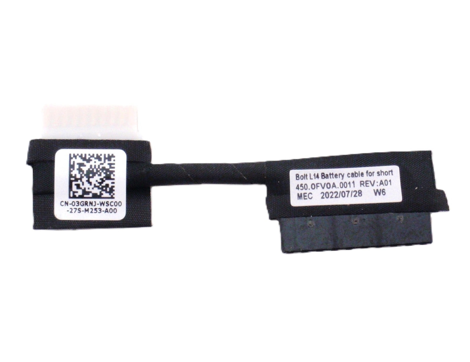 New Laptop Battery Charging IO Connector Cable for Dell Latitude 3400 3500 5584 450.0FV0A.0011 450.0FV0A.0012 03GRNJ 3GRNJ T27F6 0T27F6 Bolt L14