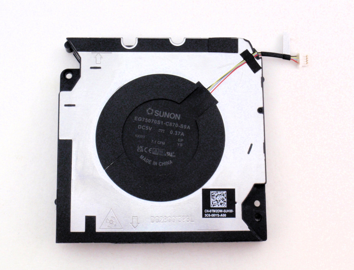 New Laptop CPU Cooling Fan for Dell Precision 5680 DC2800139S0 DC2800139SL EG75070S1-C870-S9A TM2DW 0TM2DW DC5V