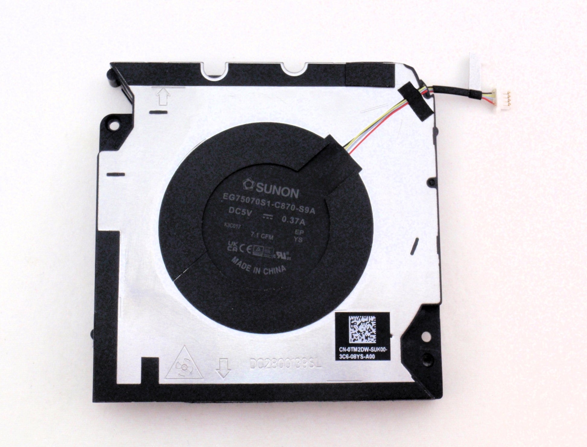 New Laptop CPU Cooling Fan for Dell Precision 5680 DC2800139S0 DC2800139SL EG75070S1-C870-S9A TM2DW 0TM2DW DC5V
