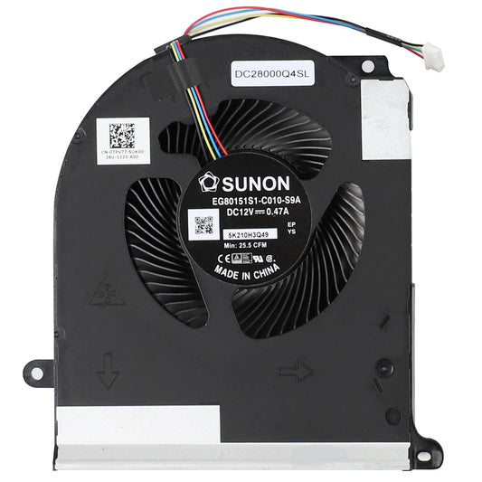 New Laptop CPU Processor Cooling Fan for Dell AlienWare Area 51m R2 RTX2080 P38E P38E001 TPV77 0TPV77 EG80151S1-C010-S9A DC28000Q4SL DC12V for RTX2080 GPU Only