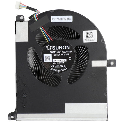 Dell Laptop GPU Cooling Fan for AlienWare Area 51m R2 RTX2080 P38E P38E001 TW5Y8 0TW5Y8 EG80151S1-C020-S9A DC28000Q3SL New GPU Graphics VGA Video Cooling Fan DC12V for RTX2080 GPU Only