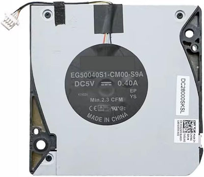 New Replacement Laptop CPU Cooling Fan for Dell Latitude 9420 9430 2-in-1 VGJW5 0VGJW5 ND65C31-20E10 EG50040S1-CM00-S9A DC28000SKDL DC28000SKSL DC5V