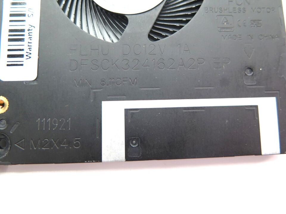 Dell GPU Cooling Fan for Alienware M15 R2 M15R2 N18E X9FRW 0X9FRW New
