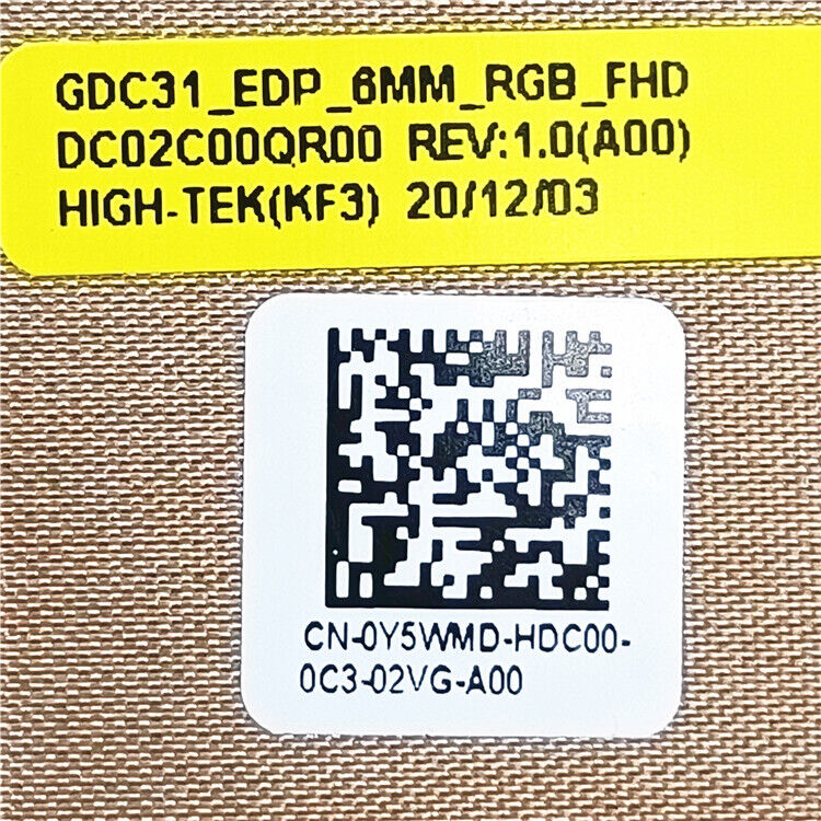 Dell Laptop LCD Display Cable for Latitude 7320 7320S E7320 E7320S DC02C00QR00 0Y5WMD Y5WMD New LCD LED Video Screen RGB Cable GDC31 FHD 30-Pin