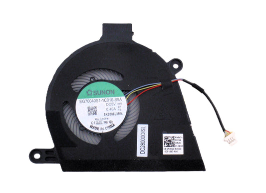 New Laptop CPU Cooling Fan for Dell Latitude 9510 YJMGD 0YJMGD DC28000OIS0 EG70040S1-1C010-S9A DC5V