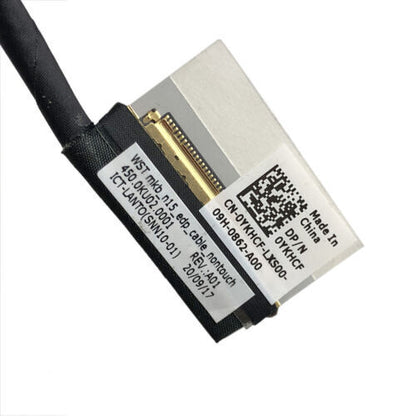 Dell New LCD LED EDP Display Video Screen Cable Inspiron 15 5501 5502 5508 5509 Vostro 15 5501 0YKHCF 450.0KU02.0001 YKHCF