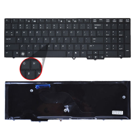 HP New Keyboard US English No Pointstick ProBook 6540b 6545b 6550b 6555b 6037B0046701 6037B0050201 V103226BS1 V103202BS1