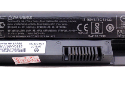 HP Battery Pack for ProBook 11 EE G1 G2 - 797430-001 DB03 DB06 Genuine