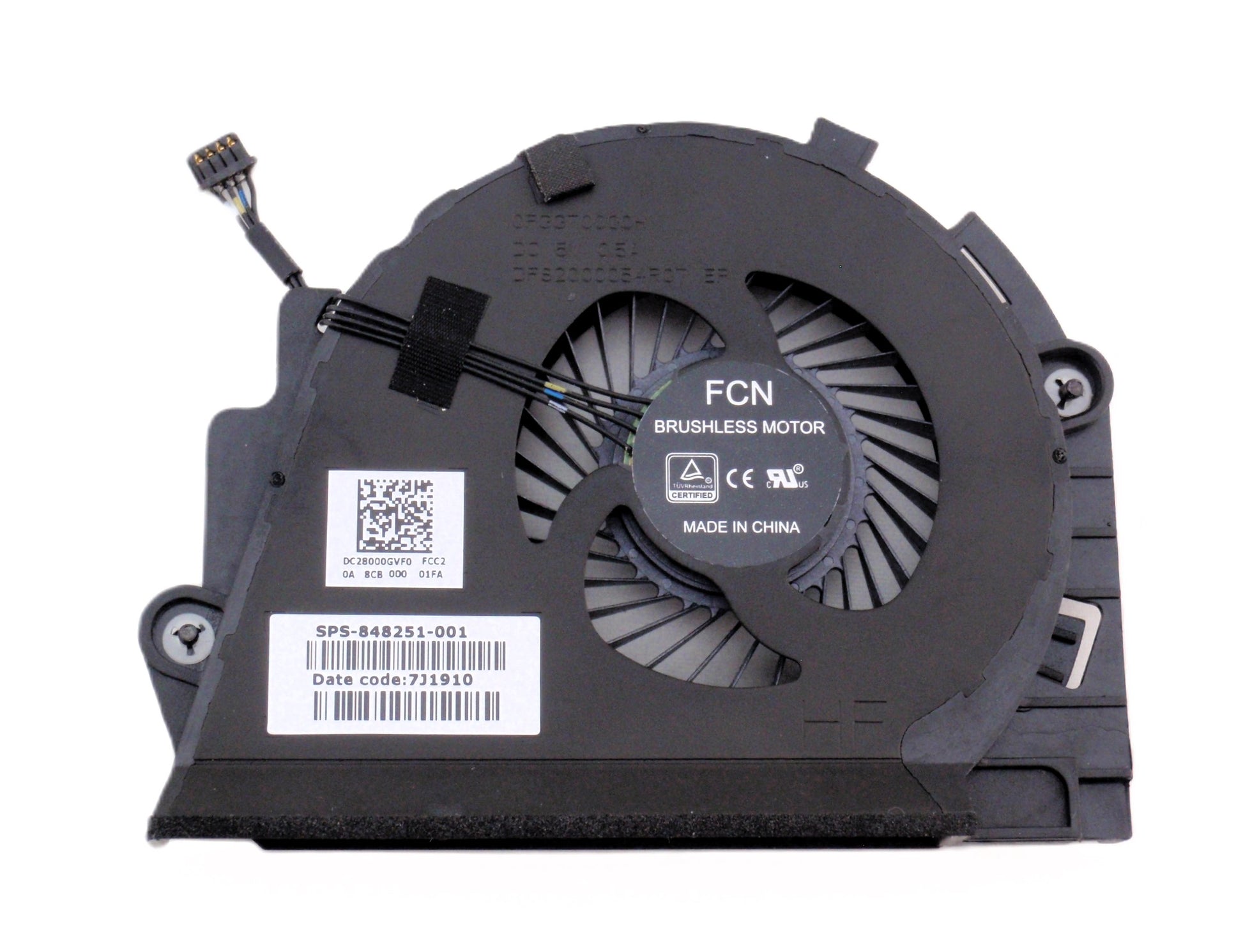 New Laptop CPU Processor Cooling Fan for HP ZBook 15 G3 G4 (Not 15U) 15G3 15G4 848251-001 DC28000GVF0 DFS2000054R0T FGGT DC5V