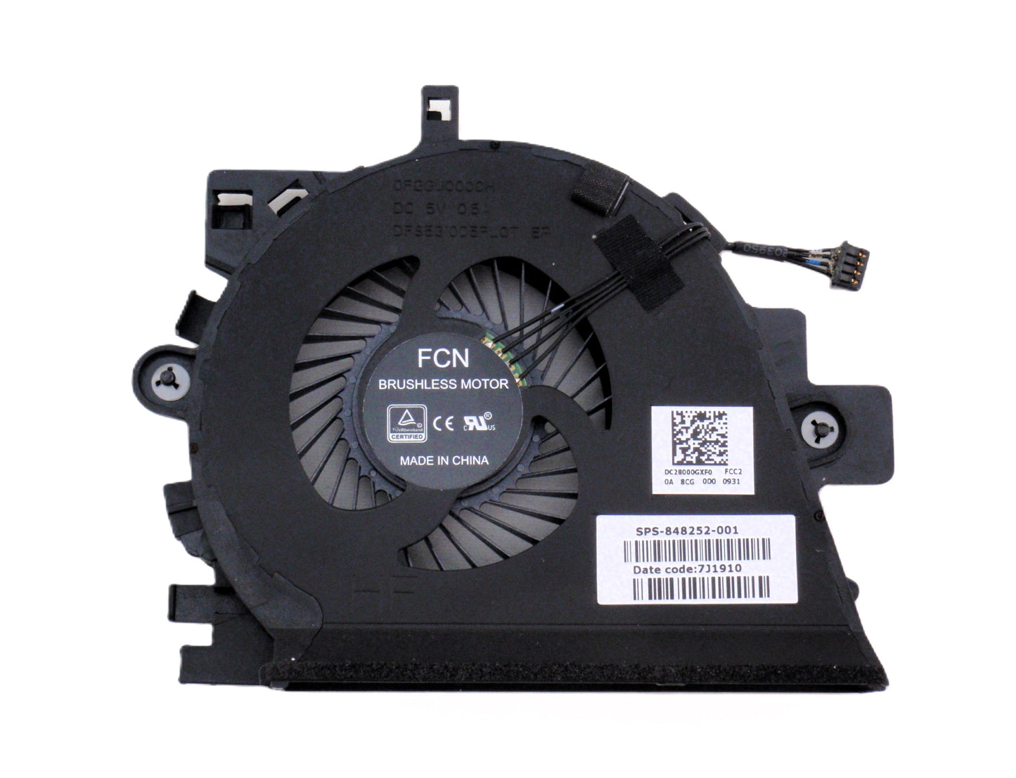 New Laptop GPU Cooling Fan for HP Zbook 15 G3 G4 (Not 15U) 15G3 15G4 848252-001 DC28000GXF0 DFS531005PL0T FGGU NS85B03-15B02 GPU Graphics VGA Video Cooling Fan